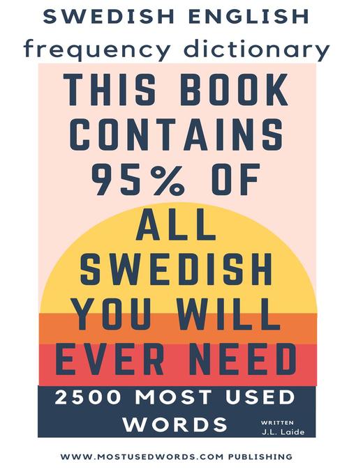Cover image for Swedish English Frequency Dictionary--Essential Vocabulary--2500 Most Used Words